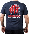 T-Shirt Chicago Fire Department with Skyline and CFD Emblem: Amazon.co ...