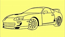 Top 60+ imagen dibujos de toyota supra - Viaterra.mx