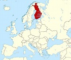 Grande mapa de ubicación de Finlandia | Finlandia | Europa | Mapas del ...