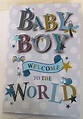 New Baby Boy Card - With Love Gifts & Cards