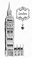 Illustration of Big Ben London isolated on a white background | Big ben ...