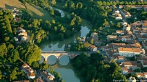 Photo aérienne de Mazères - Ariège (09)