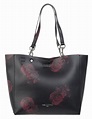 Bolsa tote Karl Lagerfeld Paris negra con diseño floral | Liverpool.com.mx