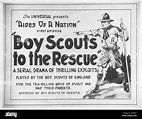 BOY SCOUTS TO THE RESCUE, (aka BOY SCOUTS BE PREPARED), 1917 Stock ...