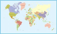 World Map Full Page - 10 Free PDF Printables | Printablee