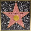 Personalized Hollywood Walk of Fame Star Hand-painted by the - Etsy