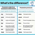 Possessive Pronouns In English Pronombres En Ingles Posesivos En Ingles ...