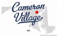 Map of Cameron Village, MD, Maryland