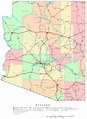 Arizona State Map With Cities - San Antonio Map