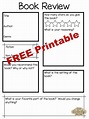 Book Review Template Printable Download Printable Reading Journal Template.