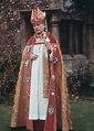 Donald Coggan during his enthronement as the 101st Archbishop of ...