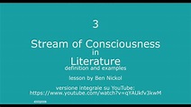 3 Stream of Consciousness in Literature - YouTube