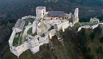 Aerial View of Čachtice Castle | Castle, Elizabeth Bathory