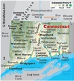 Map Of State Of Connecticut With Towns - World Map
