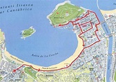 mapa de ruta por San Sebastián ⋆ Un planeta por viajar