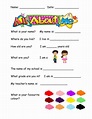 Myself interactive activity for pre school-grade1. You can do the ...