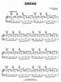 Sirens Sheet Music | The Gabe Dixon Band | Piano, Vocal & Guitar Chords ...