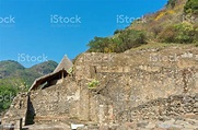 Ruins In Malinalco Archaeological Site In Mexico Stock Photo - Download ...