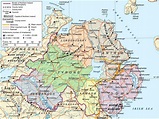 Airports in northern ireland map - Map of airports in northern ireland ...