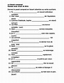 Passé Composé ALL verbs French Worksheet 6 | Teaching Resources