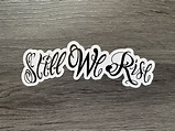 Lewis Hamilton Still We Rise Sticker | Etsy