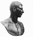 Bust of Marcus Porcius Cato Uticensis. Rabat (Morocco), Archaeological ...