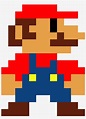 Pixel Mario Png Picture Library - Mario Bros 64 Bits Transparent PNG ...