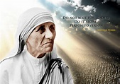 Mother Teresa Quotes on life with images, Top inspirational quotation ...