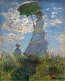 The Promenade, Woman with a Parasol - Claude Monet | Wikioo.org - The ...