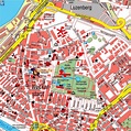 Mapas Detallados de Mannheim para Descargar Gratis e Imprimir