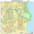 South Milwaukee Wisconsin Street Map 5575125