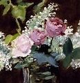 Édouard Manet (French, 1832–1883), 'Vase of White Lilacs and Roses ...