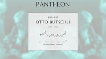 Otto Bütschli Biography - German biologist (1848–1920) | Pantheon