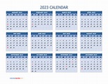 2023 Calendar With Week Numbers Printable Printable Form Templates ...