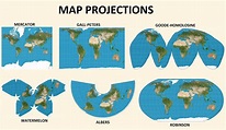 Practical Geography Skills: Map Projections: The meaning and examples