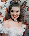 Norma Jeane Mortenson poses for a portrait in 1946 in Los Angeles ...