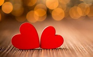 Abstract Two Hearts For Love, Valentine Template Backgrounds With ...