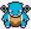 Shiny Blastoise Pixel Art