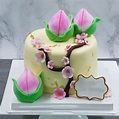壽桃櫻花立體蛋糕 | ReUbird 香港 的特色蛋糕預訂平台