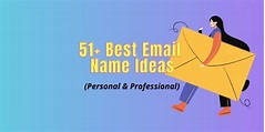 51+ Best Email Address Name Ideas That Work (Even for Common Names) (2023)