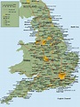 Map Of England With Towns And Villages - Maps For You