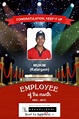 Employee Of The Month Poster Template Free - FREE PRINTABLE TEMPLATES