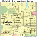 O'Fallon Illinois Street Map 1755249