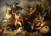 Obra de Arte - Alejandro III de Escocia Rescatado de la furia de un ciervo