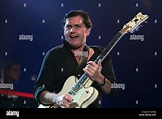 Charlie Burchill, guitarist of the British rock band Simple Minds live ...