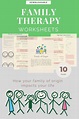 Family Therapy Worksheets to analyse the patterns you picked up in your ...