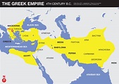 Map Of Greek Empire At Its Peak - Map Of Italy