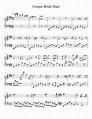 Corpse Bride - Victor's Solo Sheet music for Piano (Solo) | Musescore.com