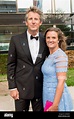 Edwin van der Sar with wife Annemarie van Kesteren during Gala ...