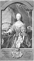 1756 Johanna Elisabeth of Holstein-Gottorp (engraving) by Johann Martin ...